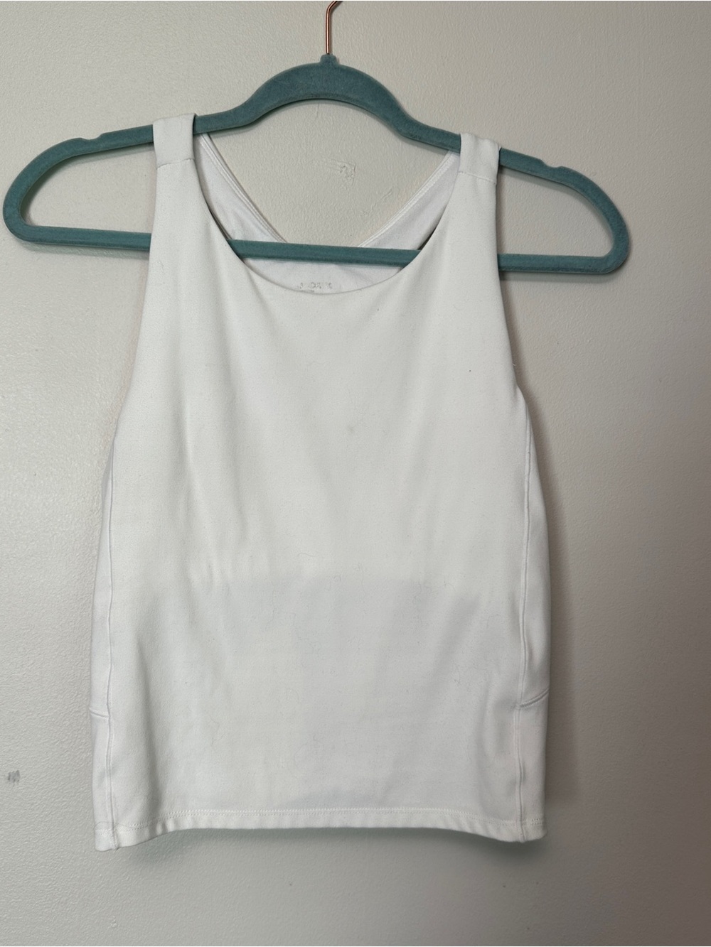 Jockey White Scoop-Neck Tank Top